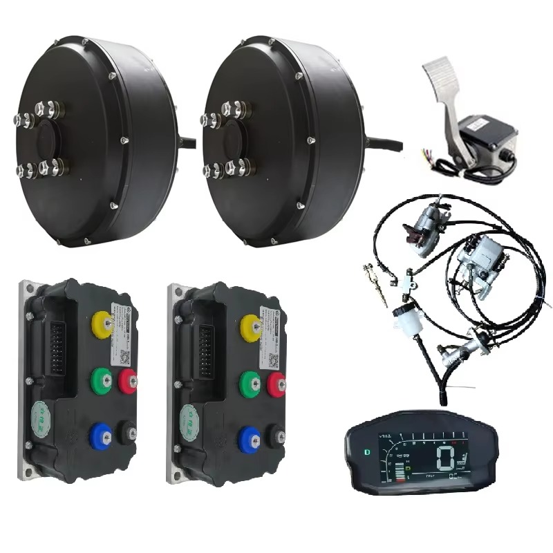 ชุดแปลงมอเตอร์ฮับรถยนต์ไฟฟ้า D - Qs Motor 273 8000W Hub Motor บทวิจารณ์และราคา