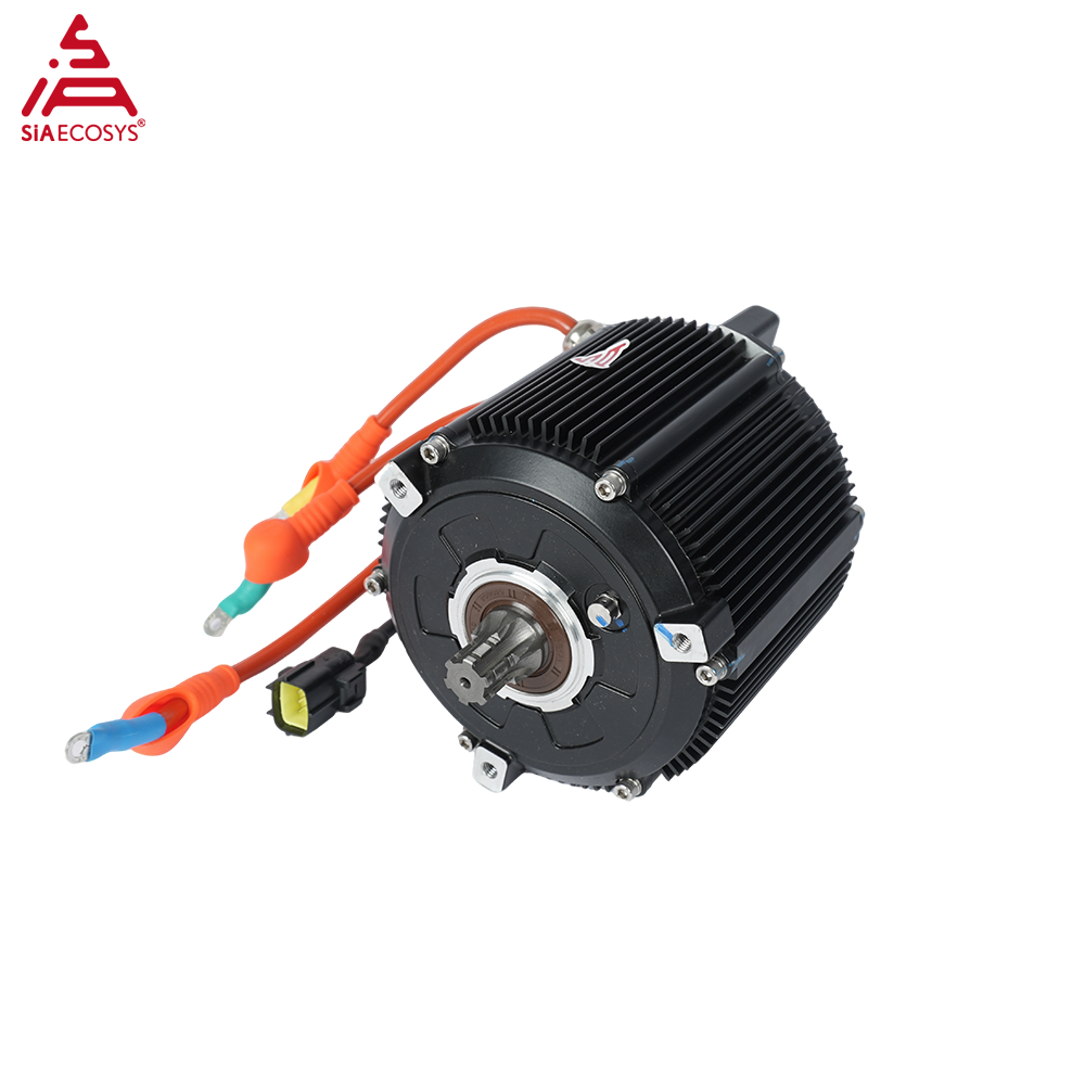 ชุดมอเตอร์ไฟฟ้าสำหรับมอเตอร์ไซ - Mid Drive Motor Kit 72V 5000W บทวิจารณ์และราคา
